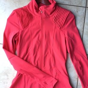 Lorna Jane form-fitting zip-up jacket